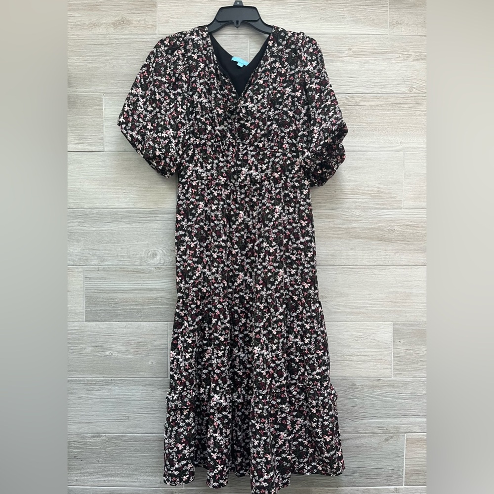 Small Like New Draper James Flutter Sleeve Floral Maxi Dress
